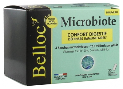 Belloc Microbiote 30 Gélules Végétales