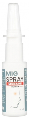 Mig Spray Migraine Spray Nasal 15 ml