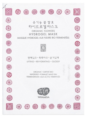 Whamisa Hydrogel-Maske mit Fermentierten Bio-Blüten 33 g
