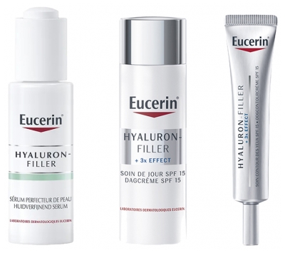 Eucerin : Skin Perfecting Serum 30 ml + Day Care SPF15 50 ml + Eye Contour Care SPF15 15 ml