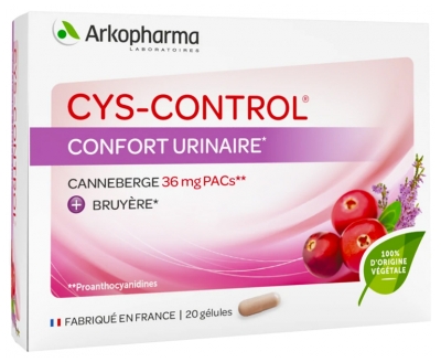 Arkopharma Cys-Control Urinary Comfort 20 Capsules