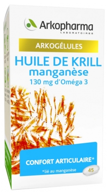 Arkopharma Arkocaps Krill Oil Manganese 45 Capsules