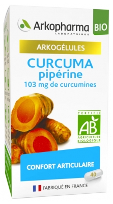 Arkopharma Arkocaps Organic Piperine Turmeric 40 Capsules