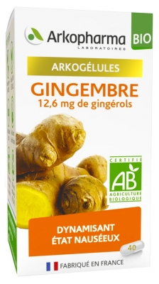 Arkopharma Arkocaps Organic Ginger 40 Capsules