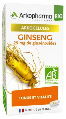 Arkopharma Arkocaps Organic Ginseng 45 Capsules