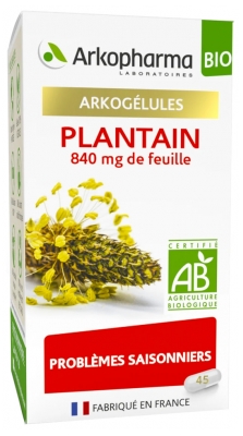 Arkopharma Arkocaps Organic Plantain 45 Capsules