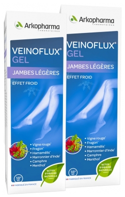 Arkopharma Veinoflux Gel Effet Froid Lot de 2 x 150 ml