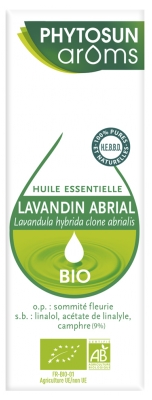 Phytosun Arôms Lavandin Abrial Essential Oil (Lavandula Hybrida Clone Abrialis) Organic 10 ml