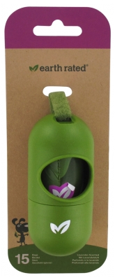 Earth Rated Poop Collect Bags Dispenser 15 Bags