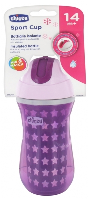 Chicco Sport Cup Insulated Bottle with Soft Straw 266ml 14 Months and +