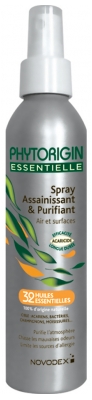 Novodex Phytorigin Essentielle Spray Assainissant & Purifiant Aux 32 Huiles Essentielles 200 ml
