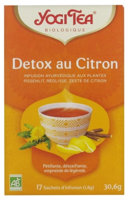 Yogi Tea Detox with Organic Lemon 17 Sachets
