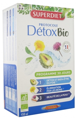 Superdiet Organic Detox Protocol 30 Phials