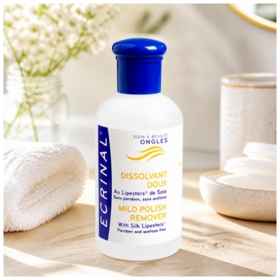 Ecrinal Mild Neglelakfjerner med Silke Lipesters 125 ml