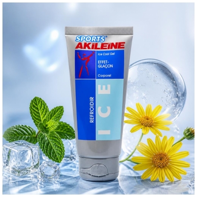 Akileïne Sports Ice Gel Effet Glaçon 75 ml