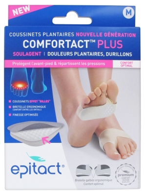 Epitact Almofadas Plantares Nova Geração Comfortact Plus 1 Par - Tamanho: Tamanho M