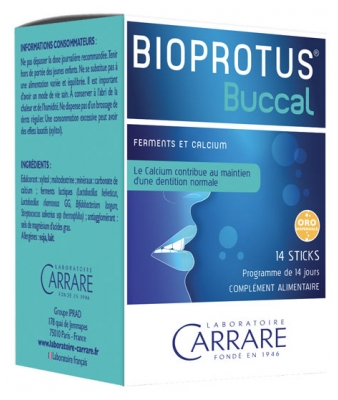 Laboratoire Carrare Bioprotus Buccal 14 Sticks