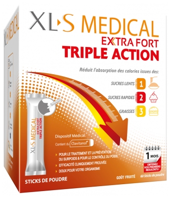 XLS Medical Extra Fort Triple Action 60 Sticks