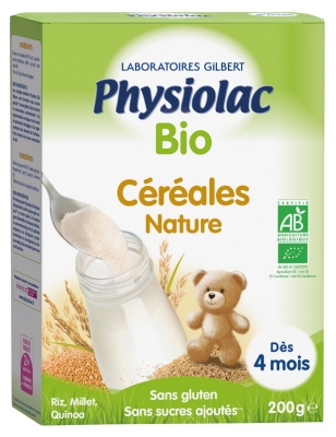 Physiolac Bio Céréales Dès 4 Mois 200 g