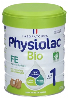 Physiolac Bio Thickened Formula 1 From 0 to 6 Months 800g