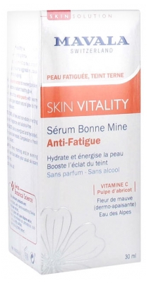 Mavala SkinSolution Skin Vitality Sérum Bonne Mine Anti-Fatigue 30 ml