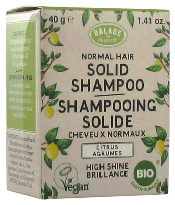 Balade en Provence Solid Shampoo Shine All Hair Types Organic 40g