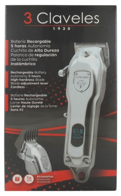 3 Claveles Professional Cordless Hair Trimmer