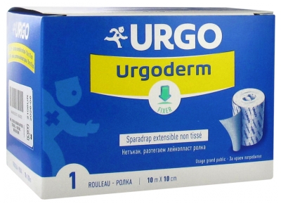 Urgo Urgoderm Elastiskt Non-Woven Plåster 10 m x 10 cm