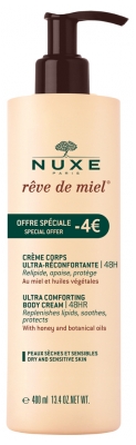 Nuxe Rêve de Miel Crème Corps Ultra-Réconfortante 48H 400 ml Offre Spéciale