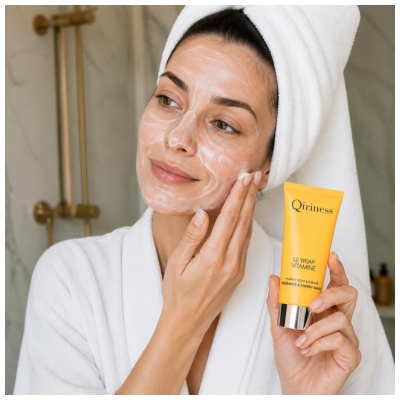 Qiriness The Vitamin Wrap Maska za sijaj in energijo 50 ml
