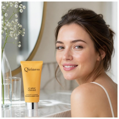 Qiriness The Vitamin Wrap Maska za sijaj in energijo 50 ml