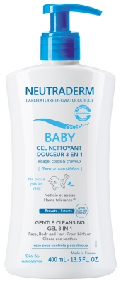 Neutraderm Baby Gentle Cleansing Gel 3 in 1 400ml