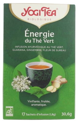 Yogi Tea Énergie du Thé Vert Bio 17 Sachets