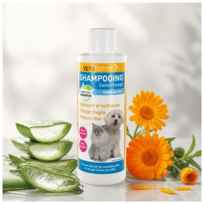 Vetoform Shampoo ohne Nachspülen Kater und Hund 200 ml