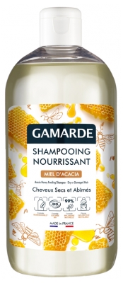 Gamarde Shampoo Nutriente al Miele di Acacia per Capelli Secchi e Danneggiati bio 500 ml