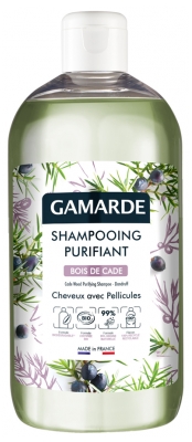 Gamarde Shampoing Purifiant Bois de Cade Cheveux Avec Pellicules Bio 500 ml
