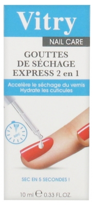 Vitry Nail Care Gouttes de Séchage Express 2en1 10 ml