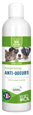 Vétobiol Shampoing Anti-Odeurs Bio 240 ml