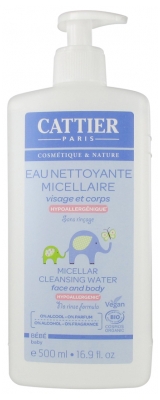 Cattier Face and Body Micellar Cleansing Water Organic 500ml