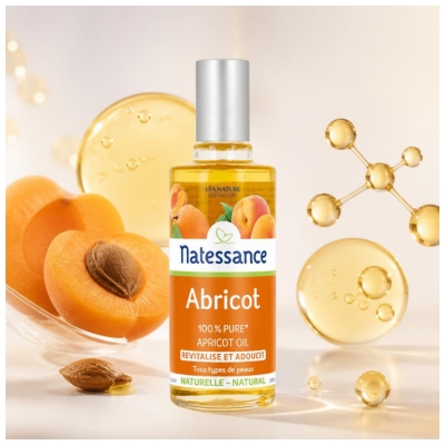 Natessance Abrikozenolie Revitaliseert en Verzacht 50 ml