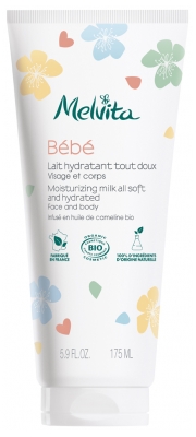 Melvita Baby Moisturising Milk All Soft Face and Body Organic 175ml