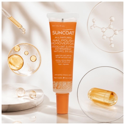 Suncoat Dissolvant à Vernis Entièrement Naturel en Gel 30 ml