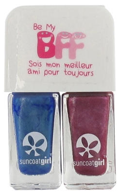 Suncoatgirl Dúo de Esmaltes de Uñas BFF 2 x 5 ml - Color: Hunnies Azul + Violeta