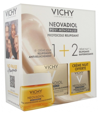 Vichy Neovadiol Post-Ménopause Crème Jour Relipidante Anti-Relâchement 50 ml + Nuit 15 ml Offerte
