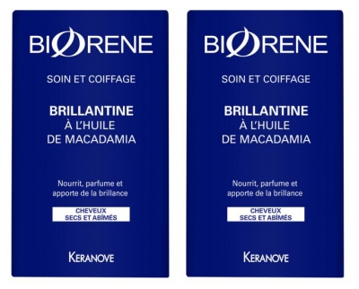 Biorène Brillantine à l'Huile de Macadamia Lot de 2 x 50 ml