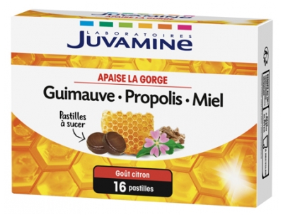 Juvamine Mallow Propolis Honey 16 Lozenges
