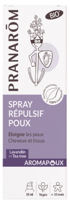 Pranarôm Aromapoux Spray Repellente per Pidocchi Organico 30 ml