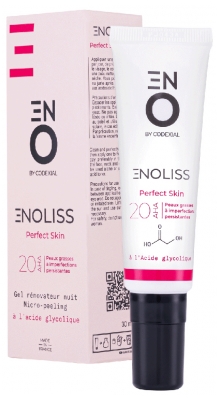 Codexial Enoliss Perfect Skin 20 AHA Gel Rénovateur Nuit Micro-Peeling 30 ml