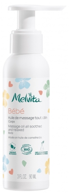 Melvita Bébé Huile de Massage Tout Câlin Corps Bio 90 ml
