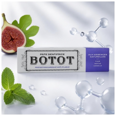 Botot Zobu pasta Arābu vīģe, Piparmētra un Kanēlis 75 ml